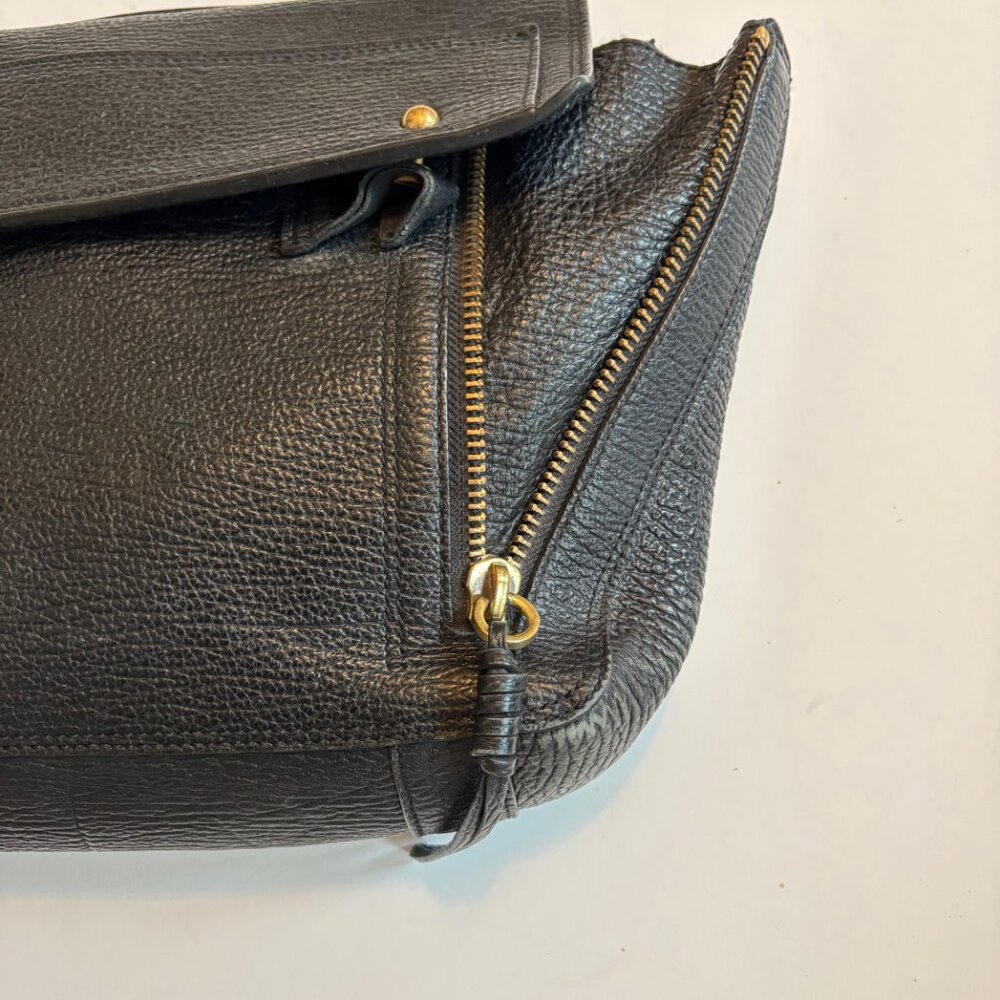 3.1 Phillip Lim Pashli Messenger Bag - Black Leather - Picture 5 of 11